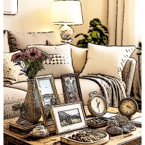 HOMEWARE, DECOR, PICTURE FRAMES, KEYRINGS & GADGETS